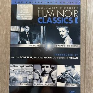 Vintage Movie 5 DVD Film Noir Classics Vol.1 DVD,2009 Collectors Choice Columbia